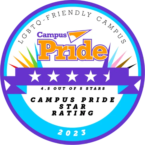 Campus Pride LGBTQ-Friendly Campus logo 2023